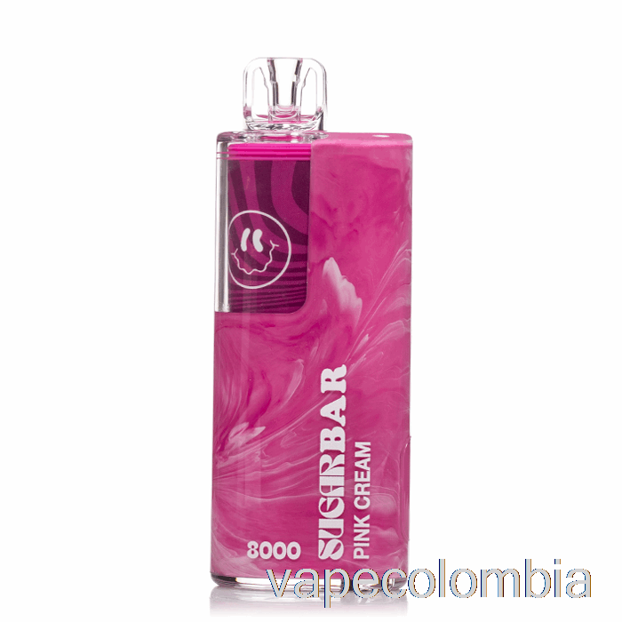 Vape Recargable Sugar Bar Sb8000 Desechable Rosa Crema